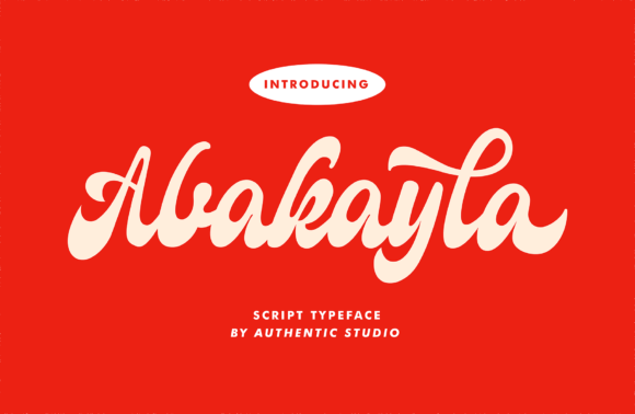 Abakayla Script Font: Elegant, Bold & Made for Makers