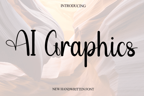 Ai Graphics: A Handwritten Font with Quiet Confidence