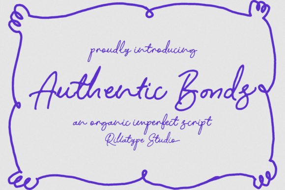 Authentic Bonds: A Handcrafted Script Font for Real Makers