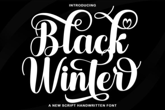 Black Winter: A Script Font That Breathes Quiet Confidence