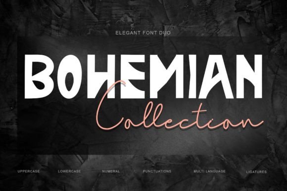 Bohemian Collection: A Versatile Script Font Duo for Scroll-Stopping Campaigns