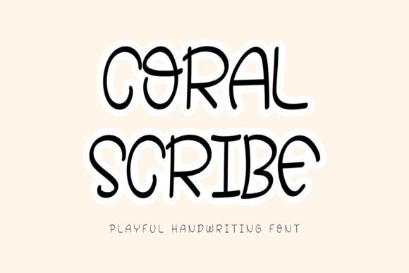 Coral Scribe: A Playful Handwritten Font for Warm, Human Branding