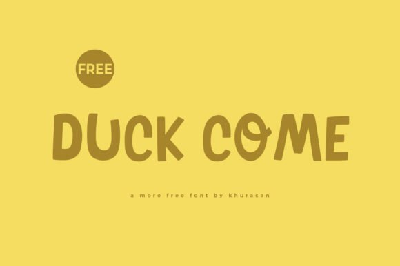 Duck Come: A Modern Script Font That Elevates Real Business Branding