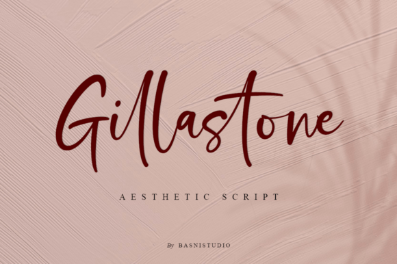 Gillastone: A Refined Script Typeface for Digital Branding