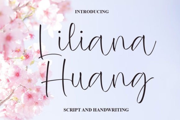 Liliana Huang: A Thoughtful Script Font for Editorial Moments