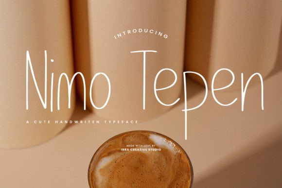 Nimo Tepen: A Handwritten Typeface That Feels Like a Warm Hello