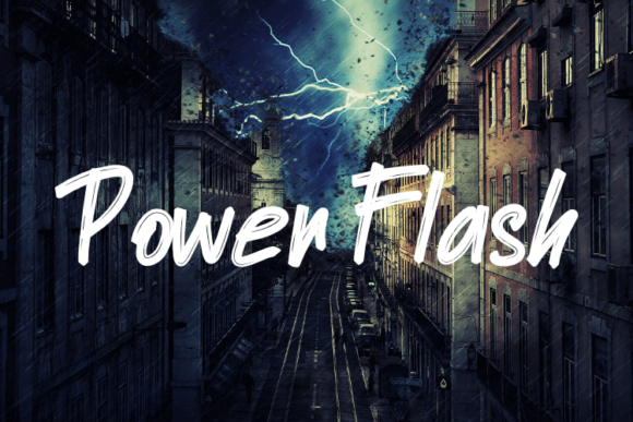 Power Flash: A Dynamic Font That Makes Your Brand Feel Alive
