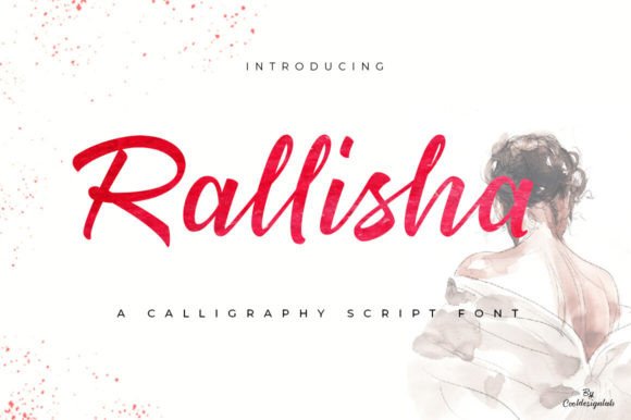 Rallisha: An Elegant Script Font for Editorial Design