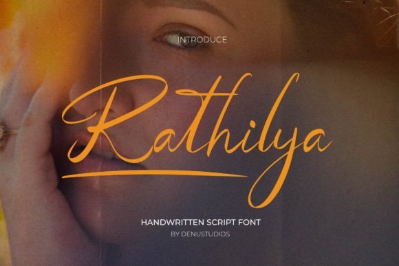 Rathilya: A Refined Script Font for Handmade Labels & Printables