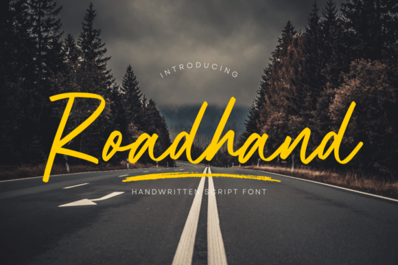 Roadhand: A Handwritten Script Font That Feels Human