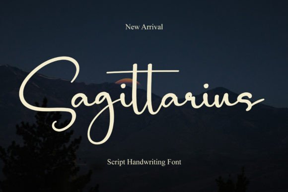 Sagittarius: A Handwritten Font That Feels Like a Thoughtful Pause