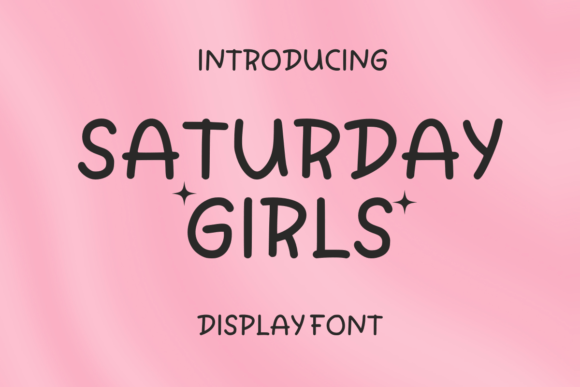 Saturday Girls: A Playful Handwritten Font for Editorial Charm