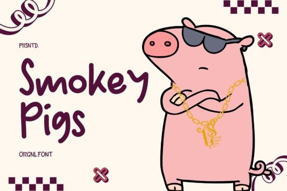 Smokey Pigs: A Retro Script Font That Makes Your Brand Feel Like Home