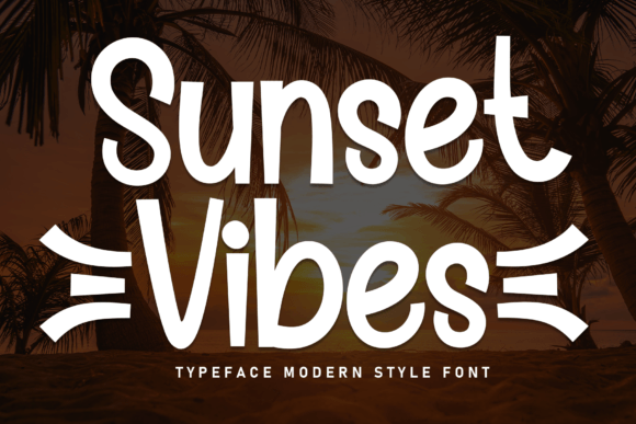 Sunset Vibes: A Friendly Handwritten Font That Feels Like a Warm Hello