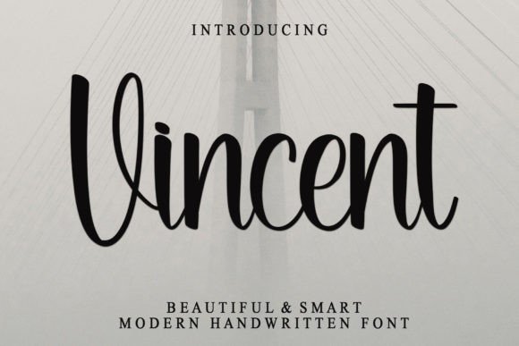 Vincent: A Refined Script Font for Digital Branding