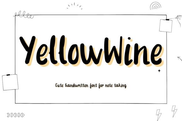Yellowwine: A Handwritten Font for Warm, Trustworthy Web Design